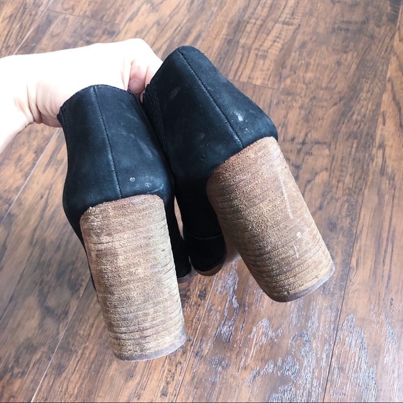 Jeffrey Campbell • Yorktown ankle bootie black washed leather chunky platform - Picture 9 of 12